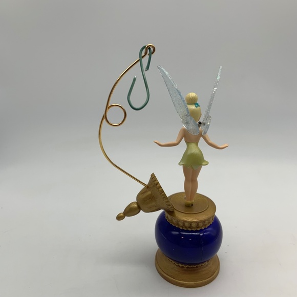 Hallmark Keepsake Tinker Bell Peter Pan Wind Up Motion Ornament and Card 2002 - Picture 3 of 16